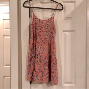 Missimo flirty pink floral sun dress, size XS
